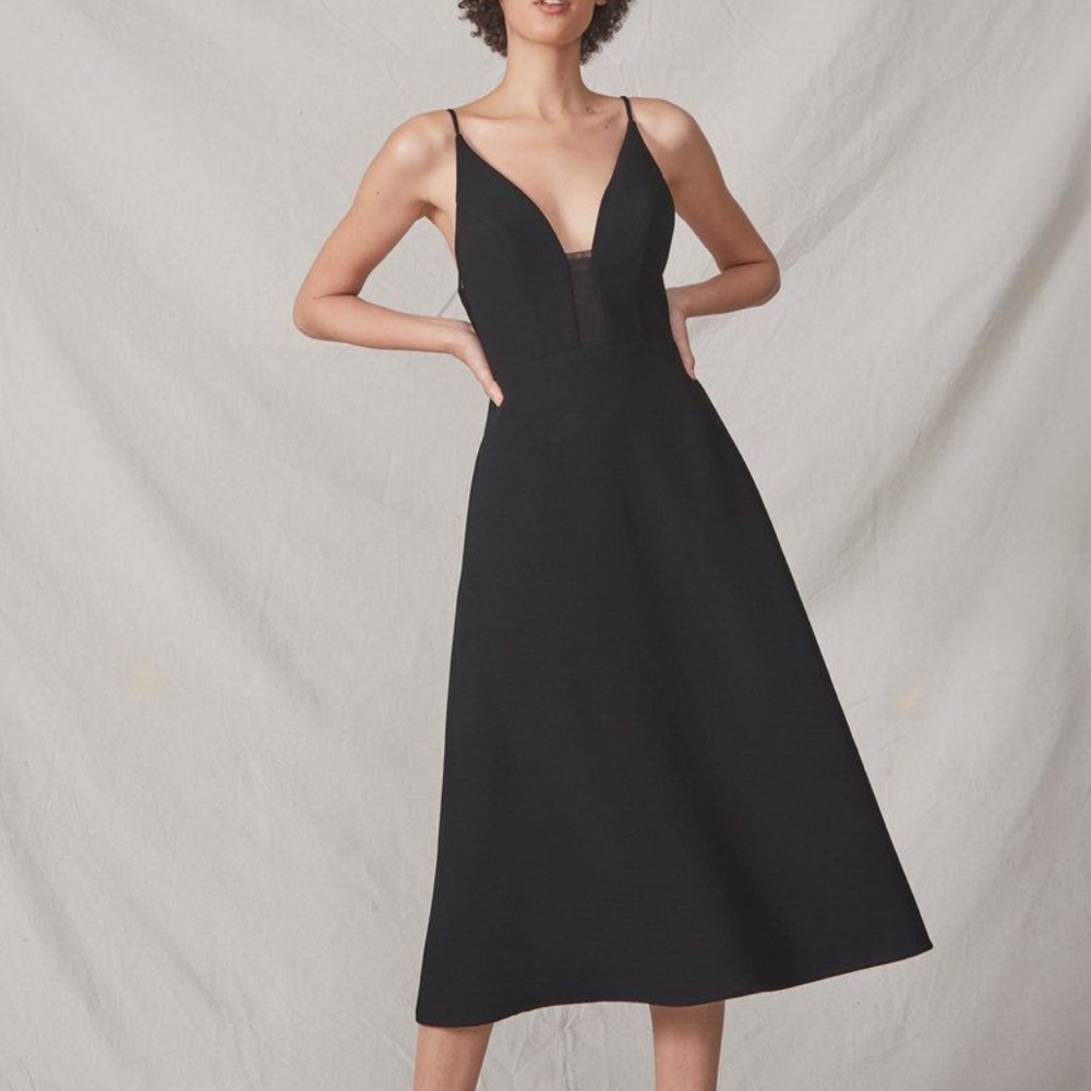 NWT ABS Allen Schwartz Roksana Midi Dress